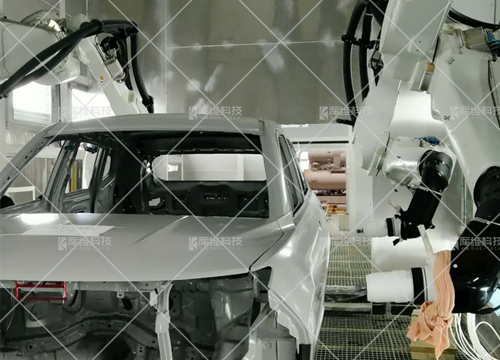 車(chē)身噴涂機(jī)器人工作站